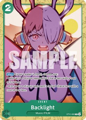 Backlight ST11-003 card