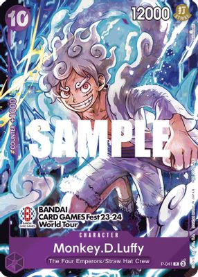 Monkey.D.Luffy P-041 card