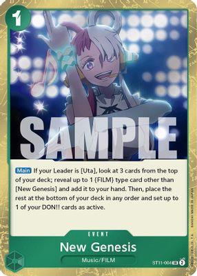New Genesis ST11-004 card