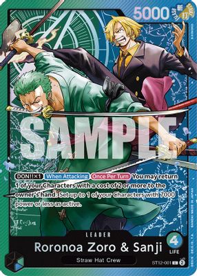 Roronoa Zoro & Sanji ST12-001 card
