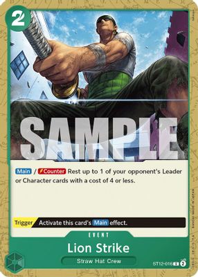 Lion Strike ST12-016 card