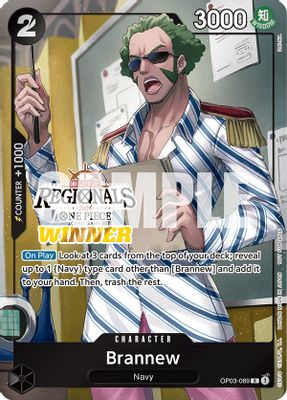 Brannew OP03-089 card