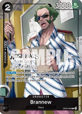 Brannew OP03-089 card