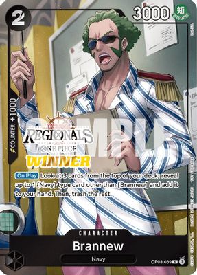 Brannew OP03-089 card