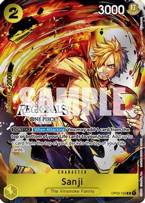 Sanji OP03-102 card
