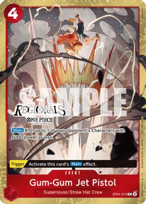 Gum-Gum Jet Pistol ST01-015 card