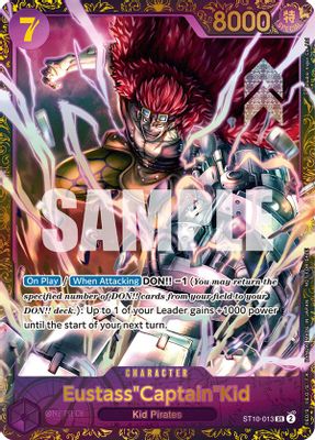 Eustass"Captain"Kid ST10-013 card