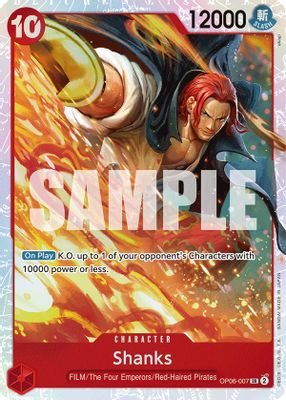 Shanks OP06-007 card