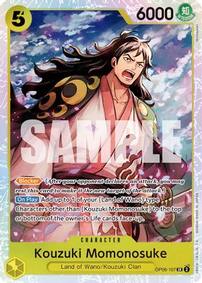 Kouzuki Momonosuke OP06-107 card