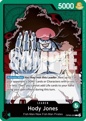Hody Jones OP06-020 card