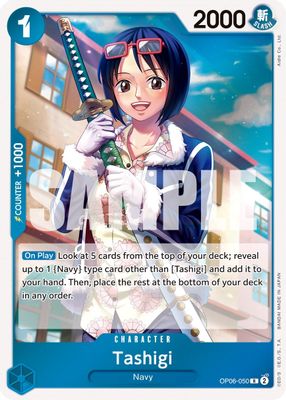 Tashigi OP06-050 card