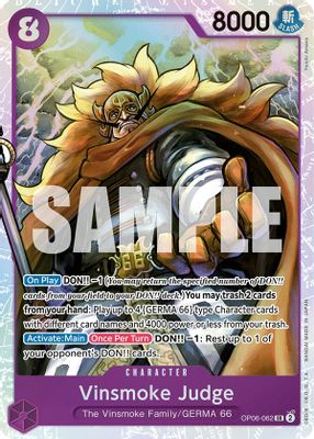 Vinsmoke Judge OP06-062 card