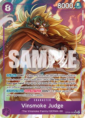Vinsmoke Judge OP06-062 card
