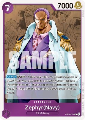 Zephyr OP06-074 card