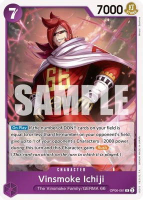 Vinsmoke Ichiji OP06-061 card