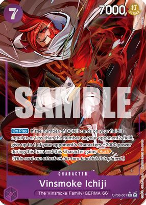 Vinsmoke Ichiji OP06-061 card