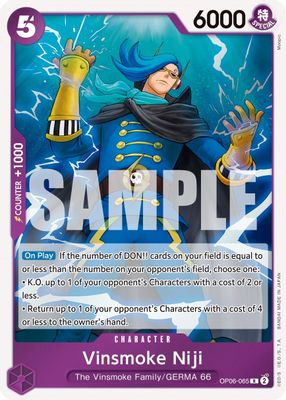 Vinsmoke Niji OP06-065 card