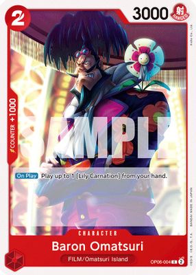 Baron Omatsuri OP06-004 card