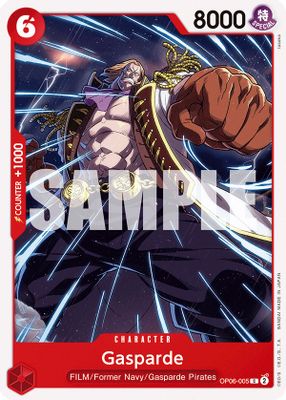 Gasparde OP06-005 card