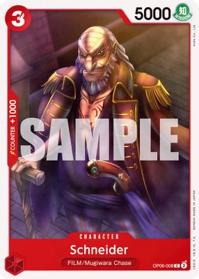 Schneider OP06-008 card