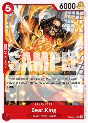 Bear.King OP06-012 card