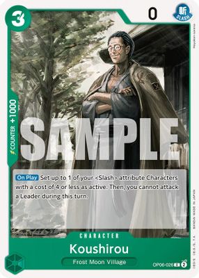 Koushirou OP06-026 card