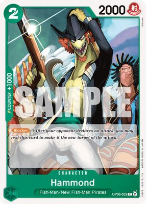 Hammond OP06-032 card