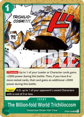 The Billion-fold World Trichiliocosm OP06-038 card