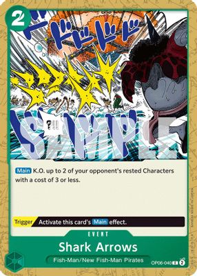Shark Arrows OP06-040 card