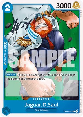 Jaguar.D.Saul OP06-053 card