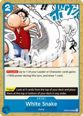 White Snake OP06-059 card