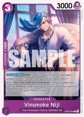 Vinsmoke Niji OP06-064 card