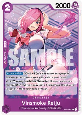 Vinsmoke Reiju OP06-068 card