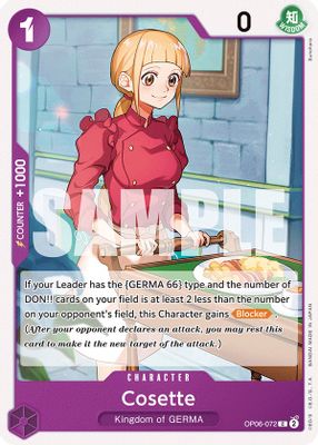 Cosette OP06-072 card