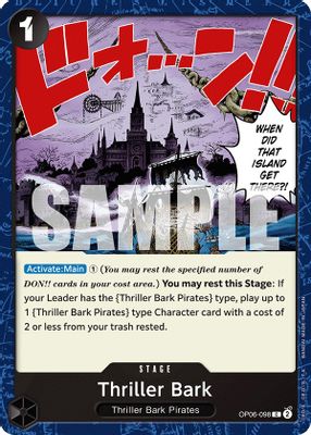 Thriller Bark OP06-098 card