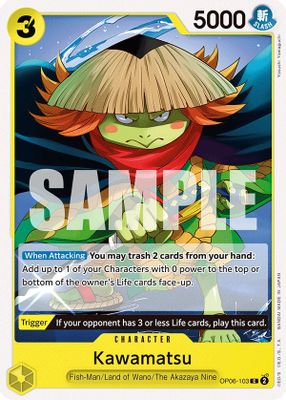 Kawamatsu OP06-103 card