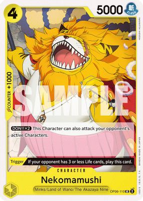 Nekomamushi OP06-110 card