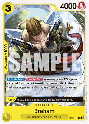 Braham OP06-111 card