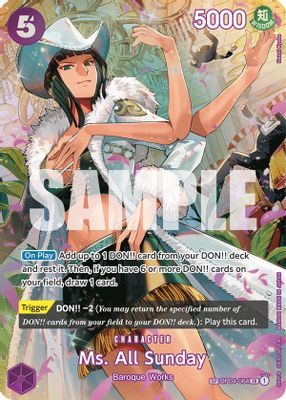 Ms. All Sunday OP04-064 card