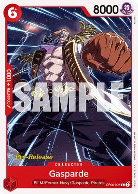 Gasparde OP06-005 card