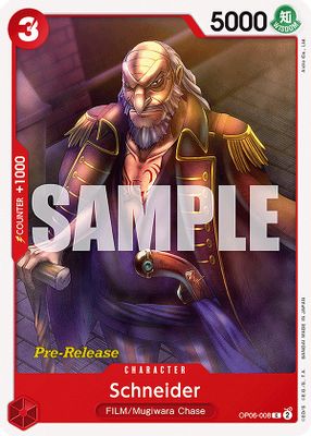 Schneider OP06-008 card