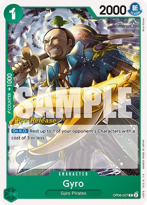 Gyro OP06-027 card
