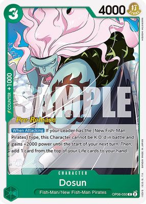 Dosun OP06-030 card
