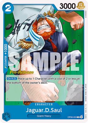 Jaguar.D.Saul OP06-053 card