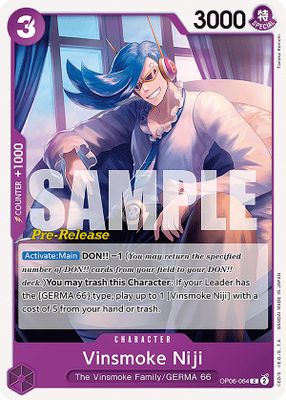 Vinsmoke Niji OP06-064 card