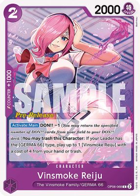 Vinsmoke Reiju OP06-068 card