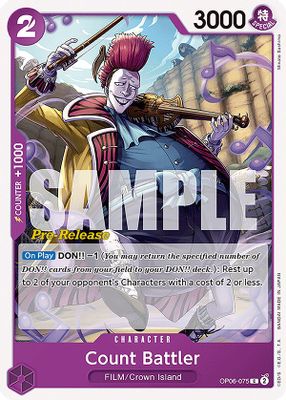 Count Battler OP06-075 card