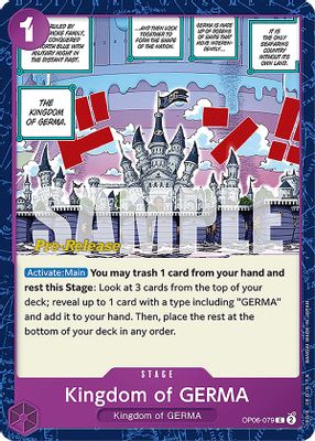 Kingdom of GERMA OP06-079 card