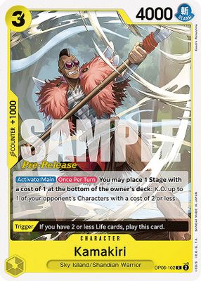 Kamakiri OP06-102 card