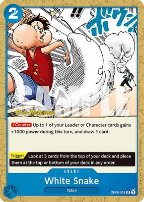 White Snake OP06-059 card